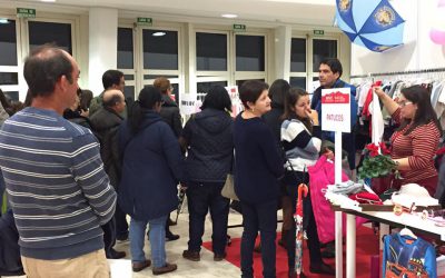 Alta asistencia e bo volume de vendas no Outlet