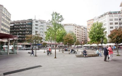 A concelleira Marta Lois recibe a Santiago Centro para falar do Plan Estratéxico