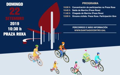 A marcha ciclista popular +BICI chega o domingo 22 á terceira edición