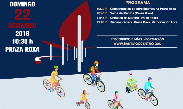 A marcha ciclista popular +BICI chega o domingo 22 á terceira edición