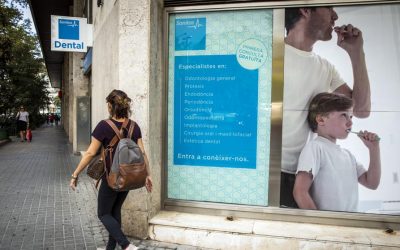 Los servicios relevan a las tiendas en los locales comerciales