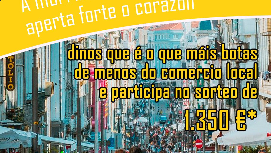 Gaña vales de compra nos centros comerciais abertos de Galicia co concurso #MorriñaDeTi