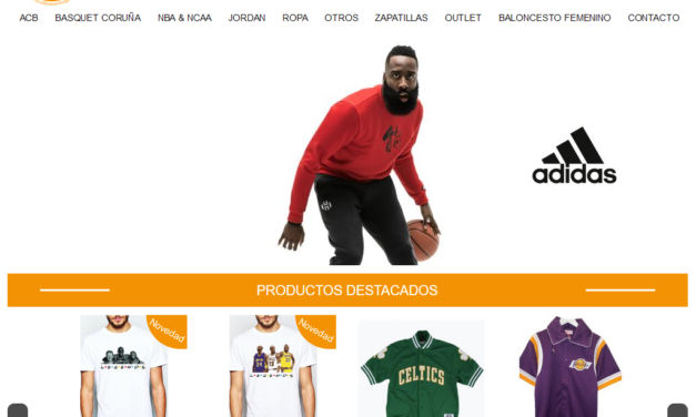 40% de desconto nos produtos de baloncesto na web de Tiro Libre