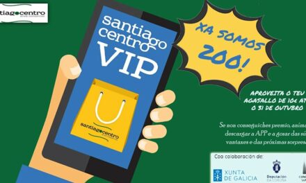 A app de fidelización de Santiago Centro xa conta con máis de 200 persoas usuarias