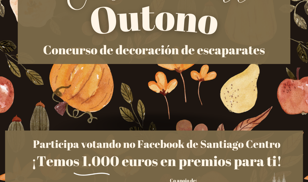 Santiago Centro reparte mil euros en premios no concurso de escaparates de outono